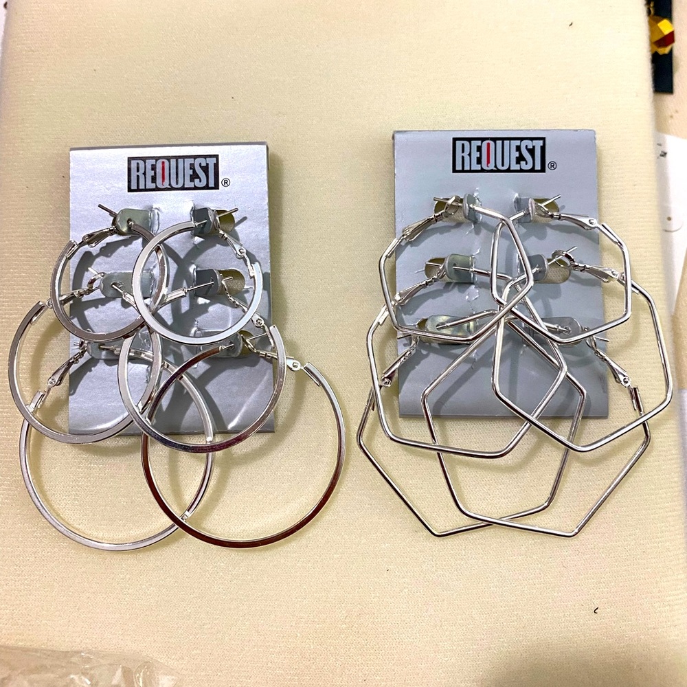 ❤️‍🔥3/10$ Bundled 2 Fashion earrings jewelry